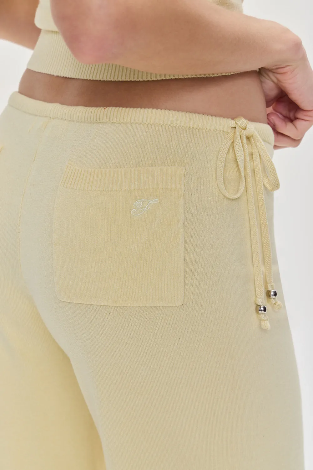 Breeze Low Rise Knit Pants - Buttercup sold by Frankie's Bikinis product image thumbnail 2