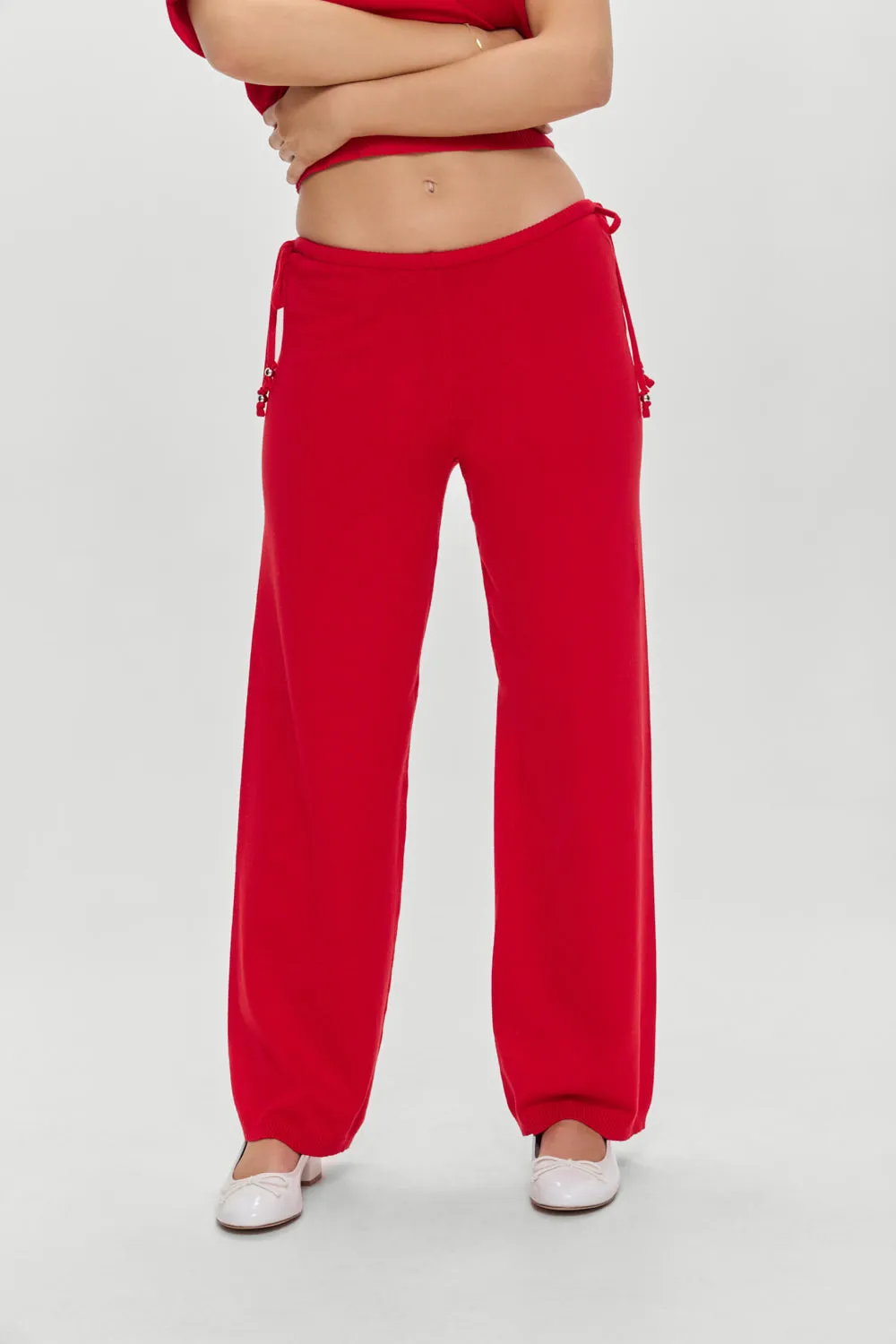 Breeze Low Rise Knit Pants - Heartstrings sold by Frankie's Bikinis product image thumbnail 4