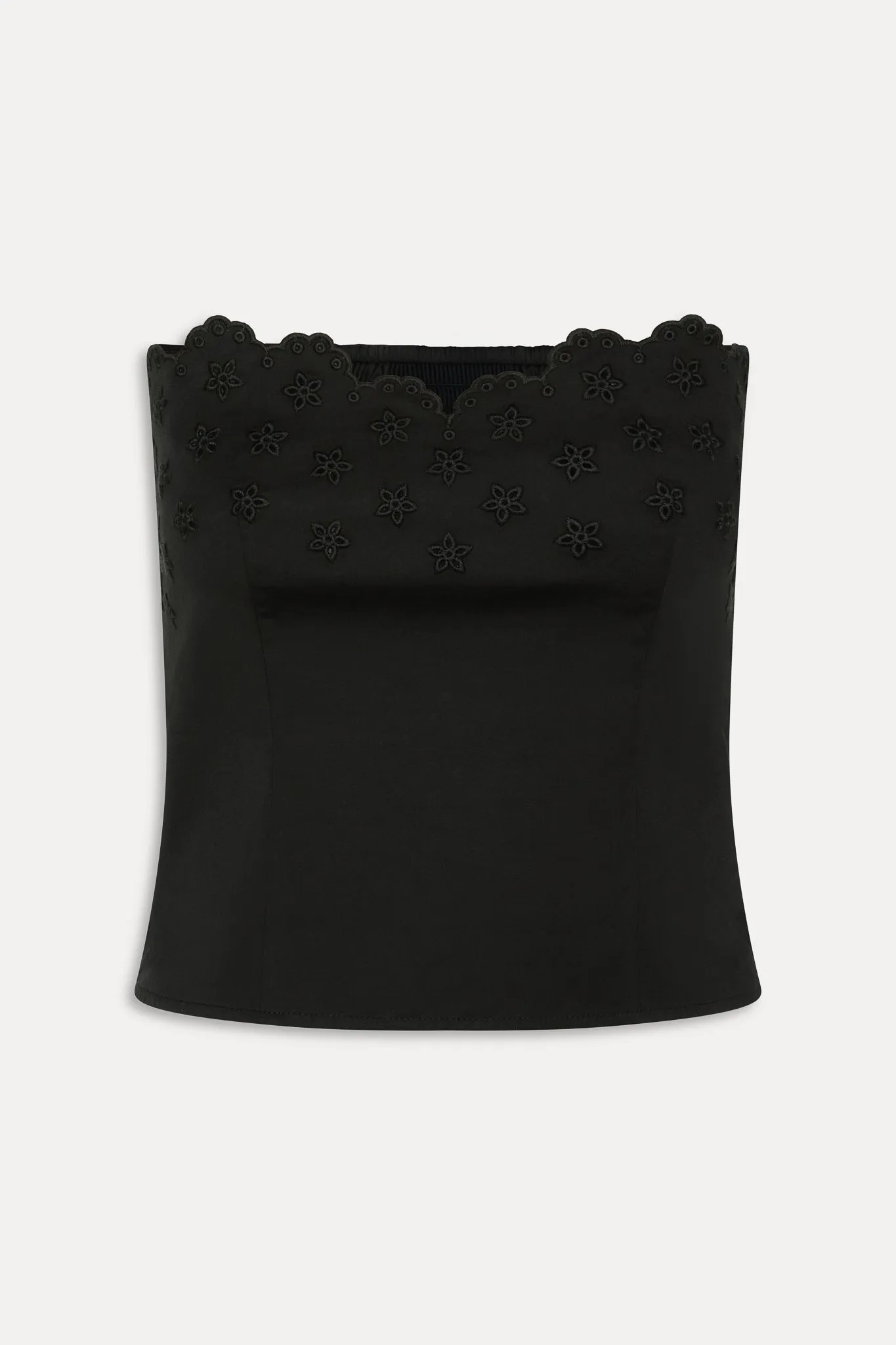 Twilight Embroidered Corset Top - Black sold by Frankie's Bikinis product image thumbnail 3