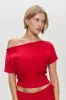 Montecito Boat Neck Knit Shirt - Heartstrings sold by Frankie's Bikinis