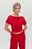 Montecito Boat Neck Knit Shirt - Heartstrings sold by Frankie's Bikinis