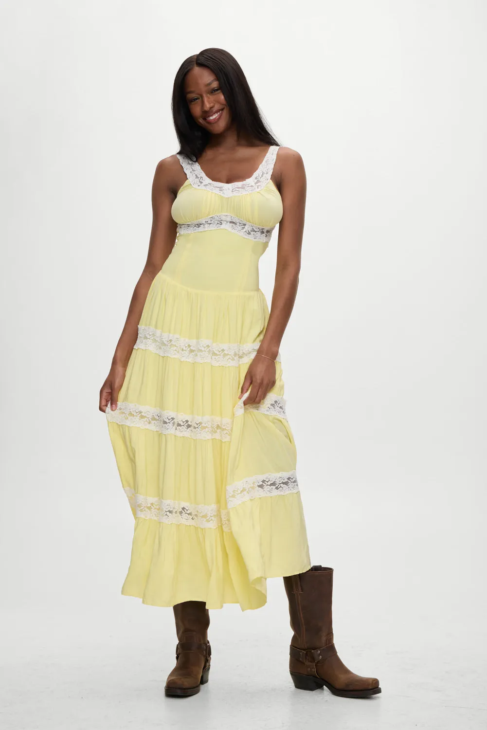 Dakota Maxi Dress - Sunflower sold by Frankie's Bikinis product image thumbnail 3