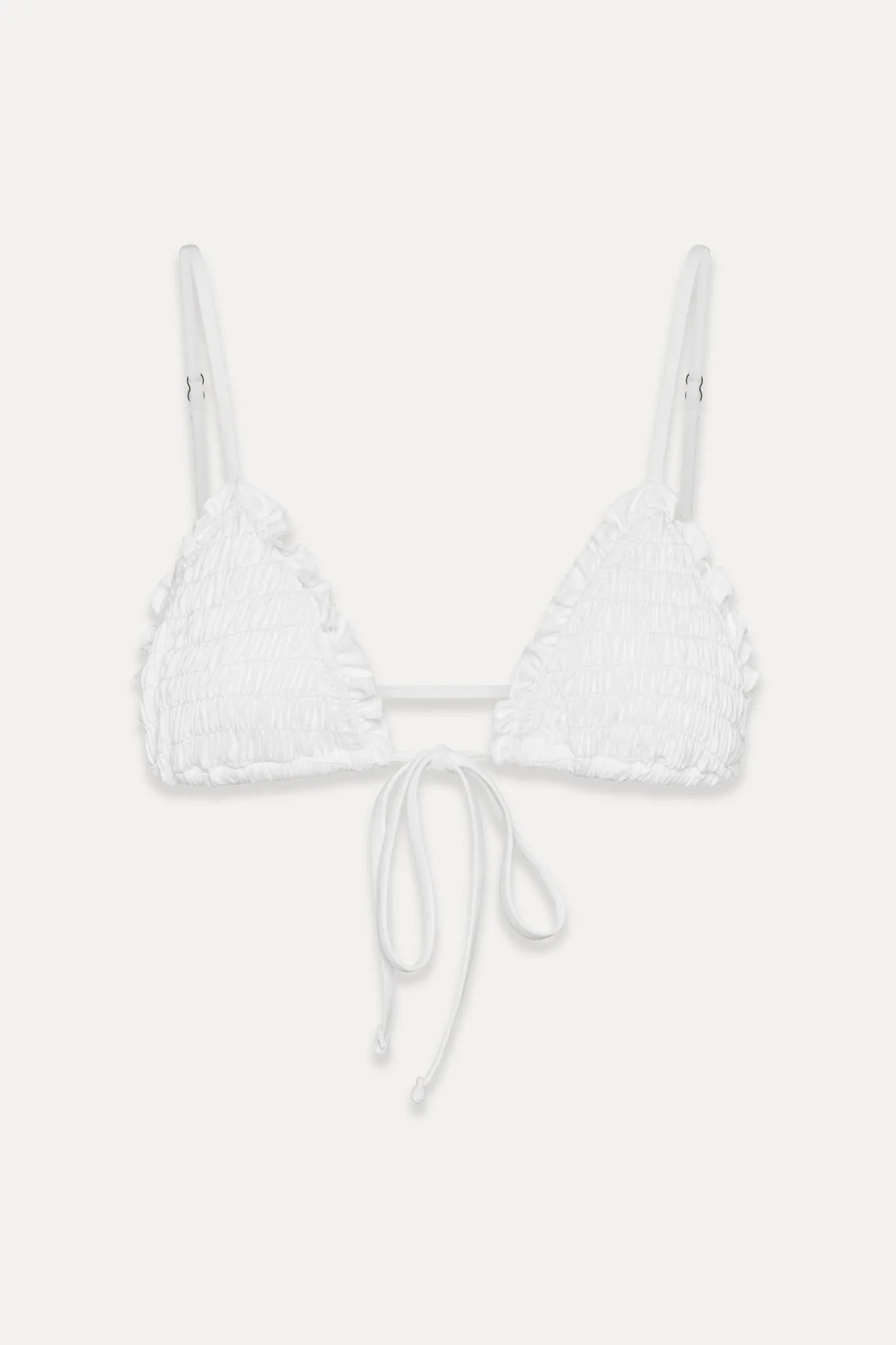 Penny Skimpy Triangle Bikini Top - Optic White sold by Frankie's Bikinis product image thumbnail 3