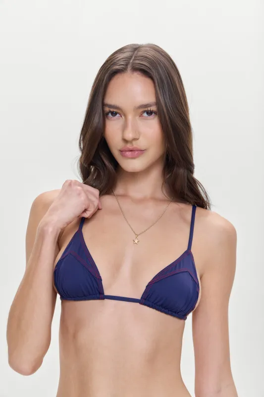 Lumia Triangle Bikini Top - Lagoon sold by Frankie's Bikinis