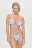 Tia Skimpy String Bikini Bottom - Ashbury Stripe sold by Frankie's Bikinis