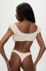 x BELLA HADID Angel Bikini Top - Strawberry Polka Dot sold by Frankie's Bikinis