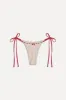 x BELLA HADID Mackenzie String Bikini Bottom - Strawberry Polka Dot sold by Frankie's Bikinis