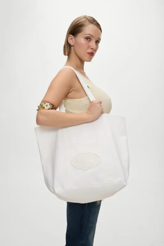 x BELLA HADID Southwest Weekender Bag - White sold by Frankie's Bikinis