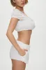 x BELLA HADID Little Miss Mini Shorts - Salt Air Eyelet sold by Frankie's Bikinis