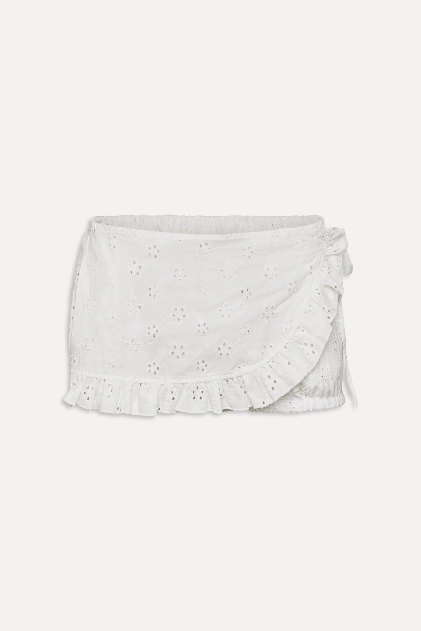 x BELLA HADID Little Miss Mini Shorts - Salt Air Eyelet sold by Frankie's Bikinis product image thumbnail 3