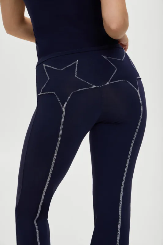 x BELLA HADID Dreamer Flare Pants - Lone Star Blue sold by Frankie's Bikinis