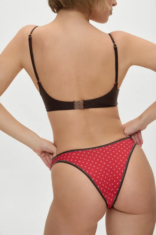 x BELLA HADID Dove Bikini Bottom - Lovebug sold by Frankie's Bikinis