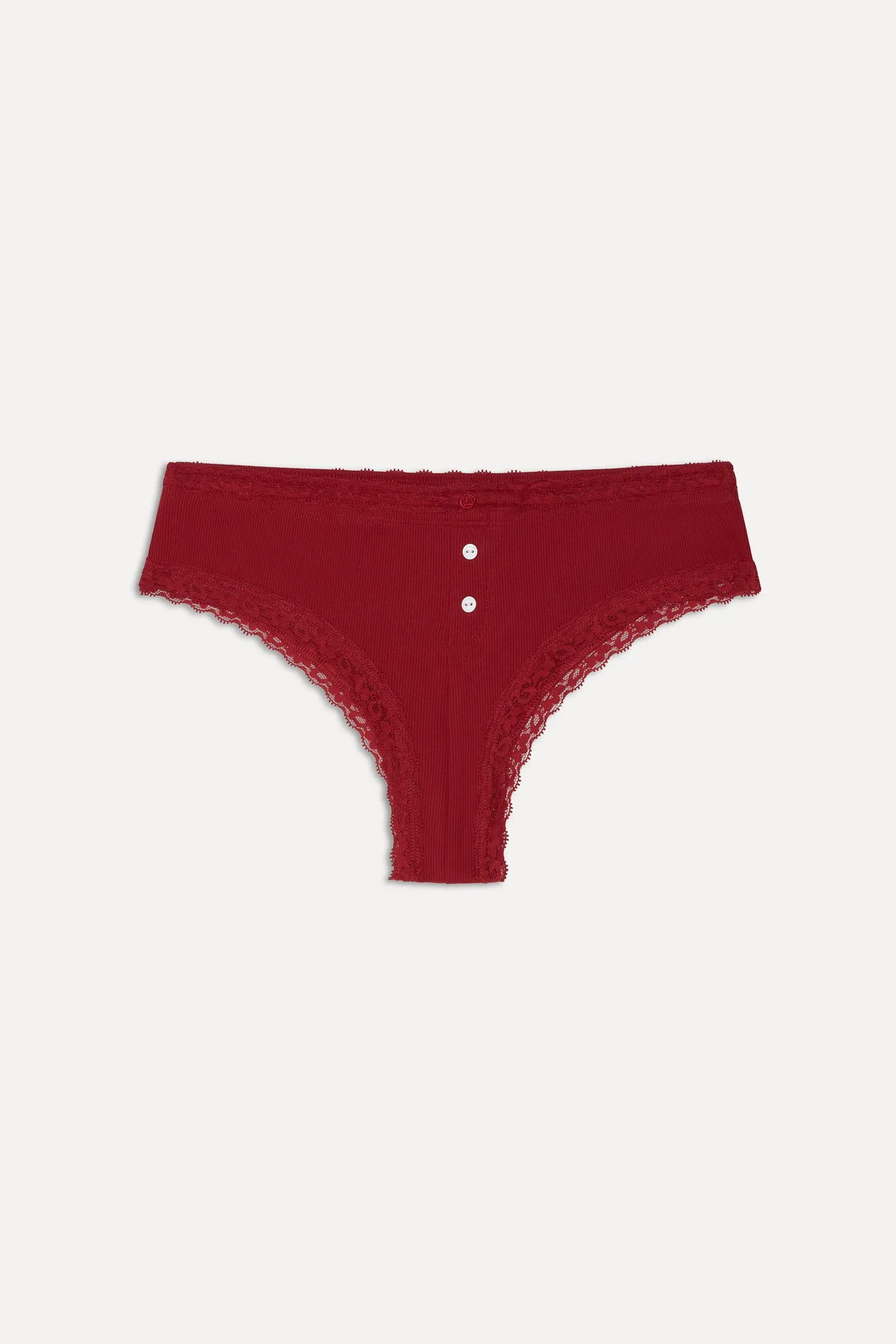 x BELLA HADID Bluebell Cotton Brief - Cardinal sold by Frankie's Bikinis product image thumbnail 3