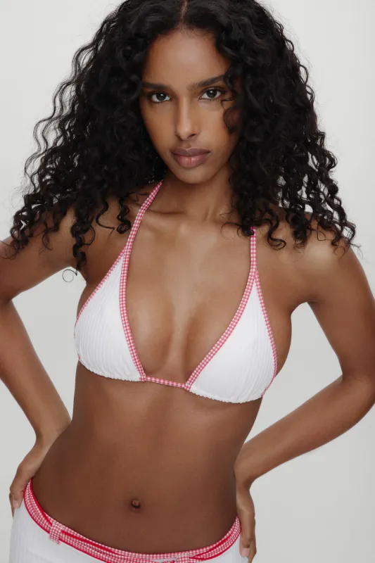 x BELLA HADID Paradise Halter Bikini Top - Weekend at the Farm sold by Frankie's Bikinis