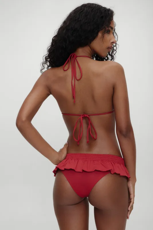 x BELLA HADID Sunday Swim Skirt - Valentine sold by Frankie's Bikinis