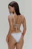 Luna Cheeky Eyelet Bikini Bottom - Spring Cloud sold by Frankie's Bikinis