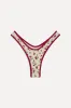 Full Moon Micro Bikini Bottom - Strawberry Field sold by Frankie's Bikinis