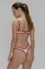 Full Moon Micro Bikini Bottom - Strawberry Field sold by Frankie's Bikinis