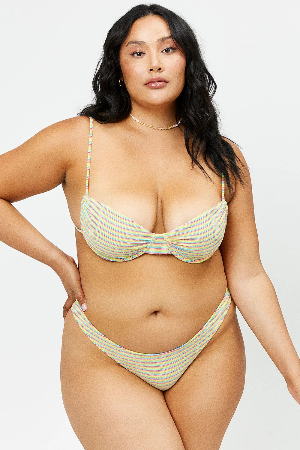 Maggie Underwire Terry Bikini Top - Lovers Stripe sold by Frankie's Bikinis product image thumbnail 3