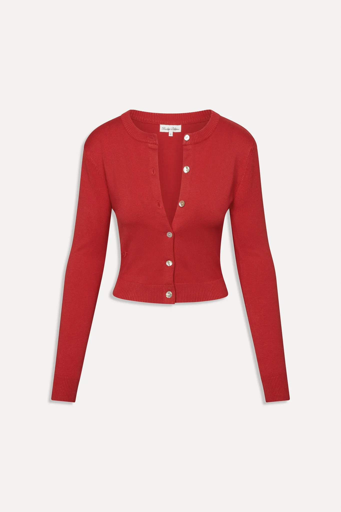 Sundae Cropped Cardigan - Cherry sold by Frankie's Bikinis product image thumbnail 3