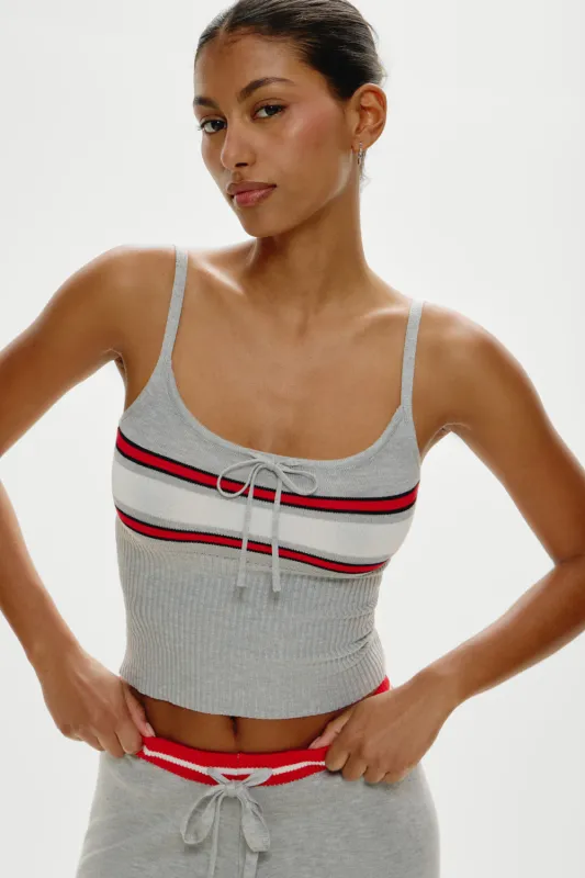 Barrymore Knit Tank Top - Mochi Stripe sold by Frankie's Bikinis