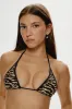 x Réalisation Par Paradise Halter Bikini Top - Vintage Tiger sold by Frankie's Bikinis
