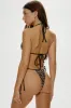 x Réalisation Par Paradise Halter Bikini Top - Vintage Tiger sold by Frankie's Bikinis