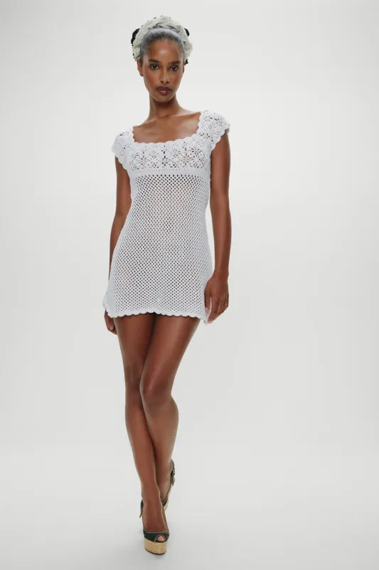 Eloise Crochet Mini Dress - Angel's Meadow sold by Frankie's Bikinis