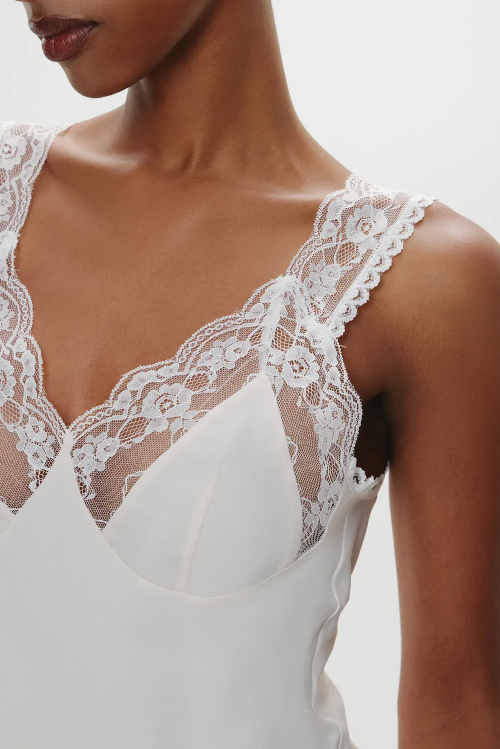 Harper Satin Lace Top - Heaven sold by Frankie's Bikinis product image thumbnail 4