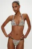 Kealy Halter Bikini Top - Zebra sold by Frankie's Bikinis