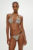 Kealy Halter Bikini Top - Zebra sold by Frankie's Bikinis