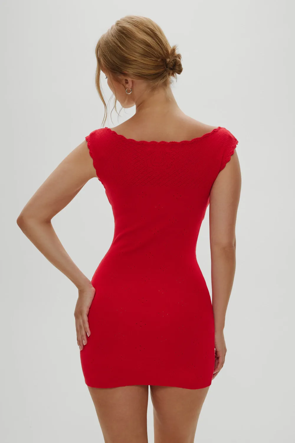 Leila Mini Dress - Red Rose sold by Frankie's Bikinis product image thumbnail 4