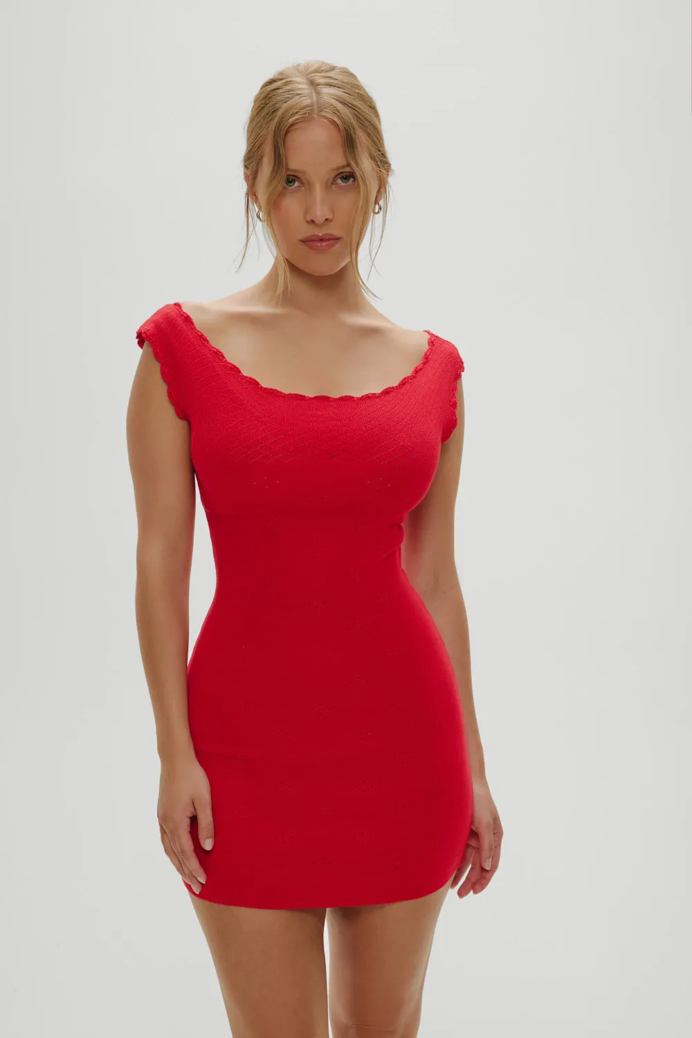 Leila Mini Dress - Red Rose sold by Frankie's Bikinis product image thumbnail 2