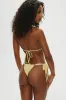 Kealy Tie Side Cheeky Bikini Bottom - Yellow Iris sold by Frankie's Bikinis