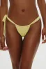 Kealy Tie Side Cheeky Bikini Bottom - Yellow Iris sold by Frankie's Bikinis