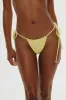 Tia Skimpy String Bikini Bottom - Yellow Iris sold by Frankie's Bikinis