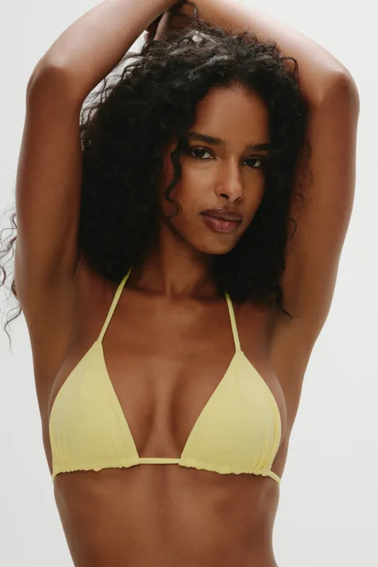 Nick Skimpy Triangle Bikini Top - Yellow Iris sold by Frankie's Bikinis