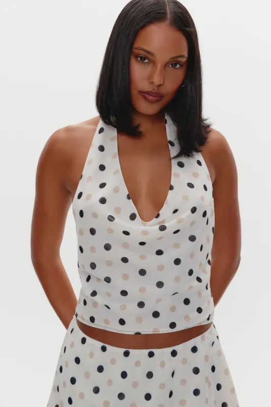 Serenity Halter Top - Moonstone made by Frankie's Bikinis