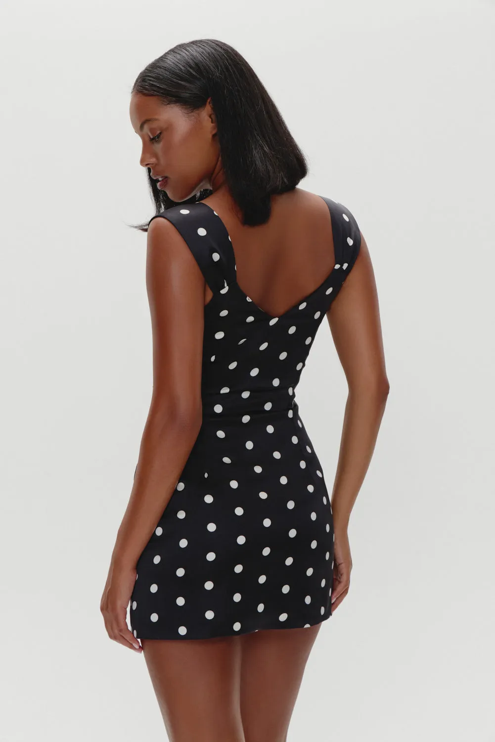 Aurabelle Mini Dress - Domino sold by Frankie's Bikinis product image thumbnail 5