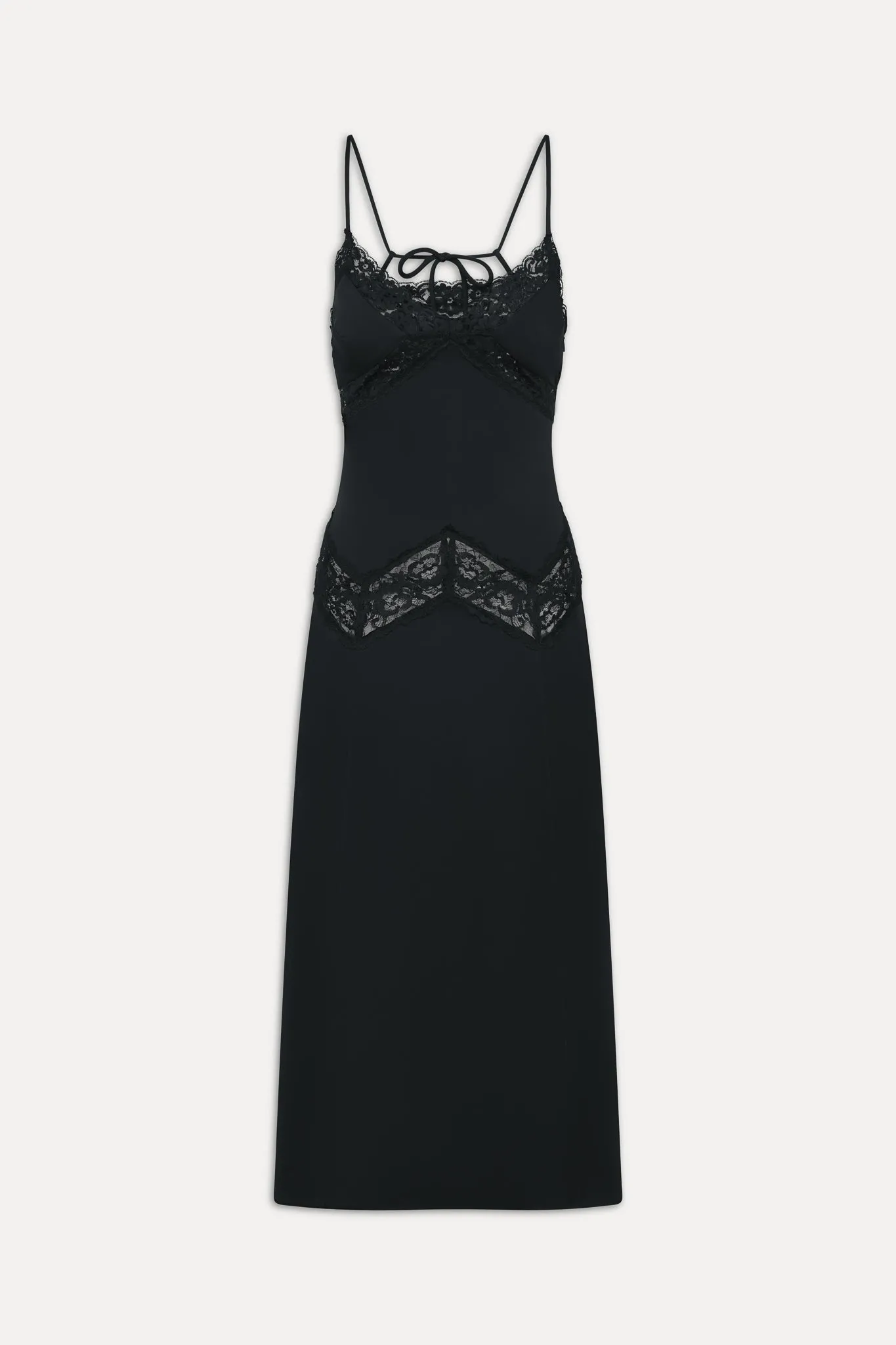 Ethereal Satin Lace Maxi Dress - Meet Me At Dusk sold by Frankie's Bikinis product image thumbnail 3