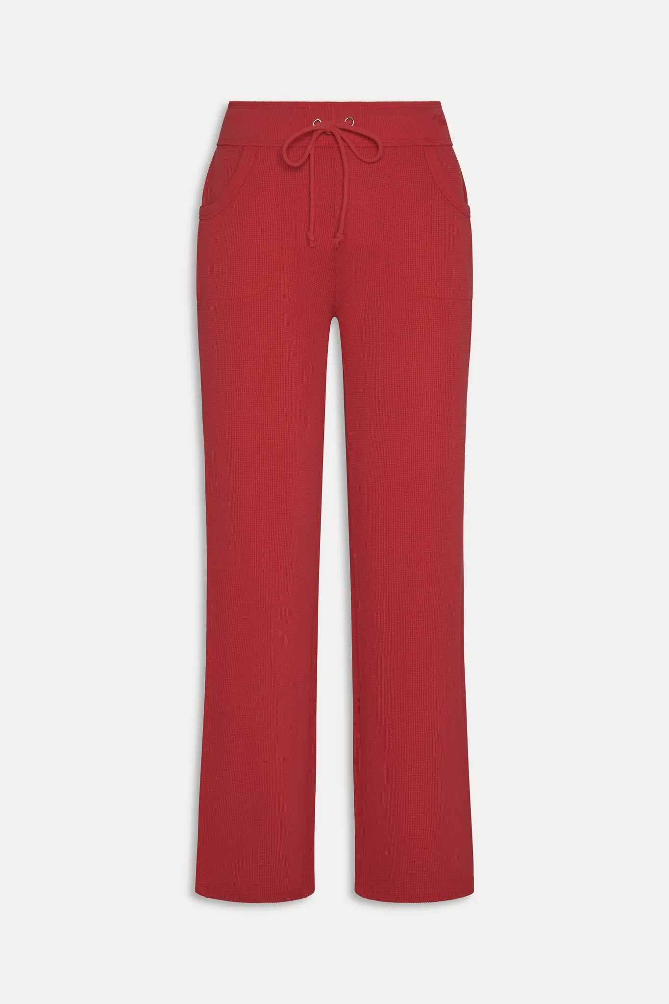 Emma Thermal Low Rise Pants - Strawberry Red sold by Frankie's Bikinis product image thumbnail 3