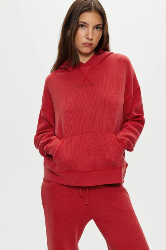 Haven Thermal Hoodie - Strawberry Red sold by Frankie's Bikinis