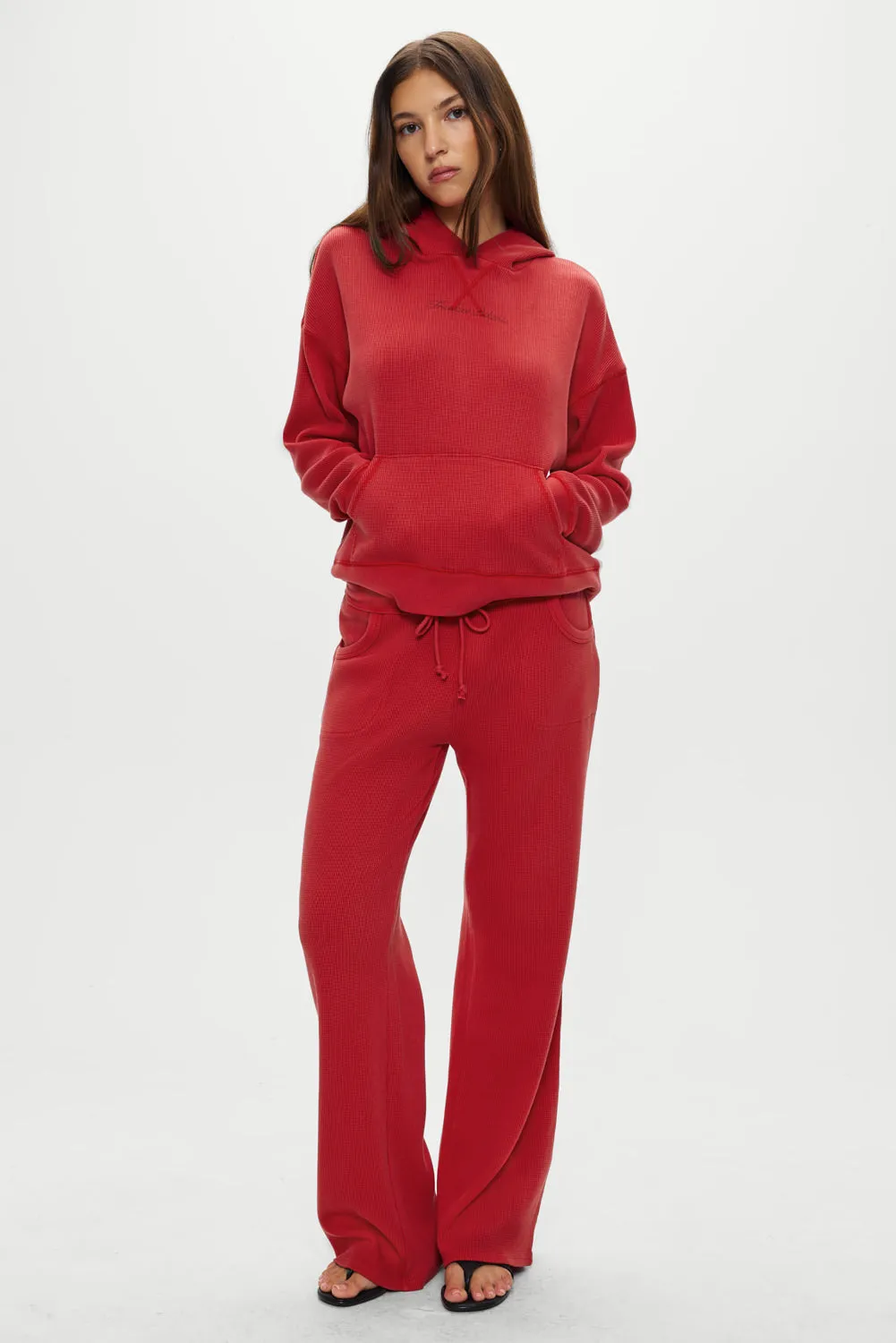 Haven Thermal Hoodie - Strawberry Red sold by Frankie's Bikinis product image thumbnail 2