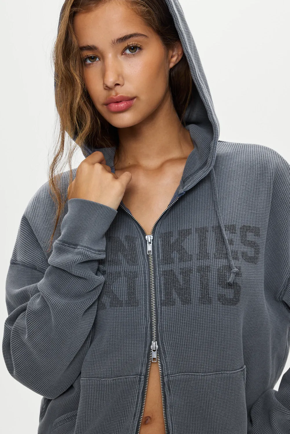 Weekend Thermal Hoodie - Shadow Blue sold by Frankie's Bikinis product image thumbnail 2