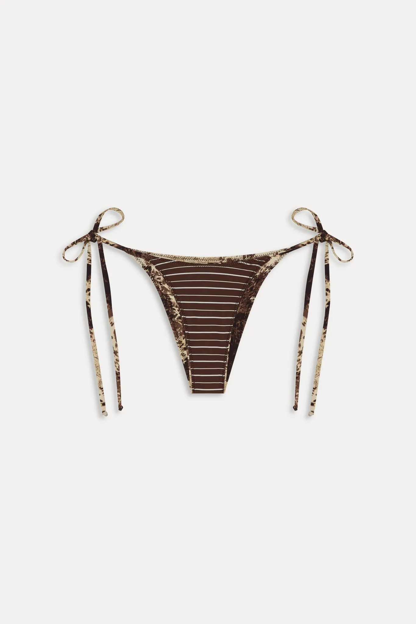 Mackenzie Reversible String Bikini Bottom - Saddle Up sold by Frankie's Bikinis product image thumbnail 4