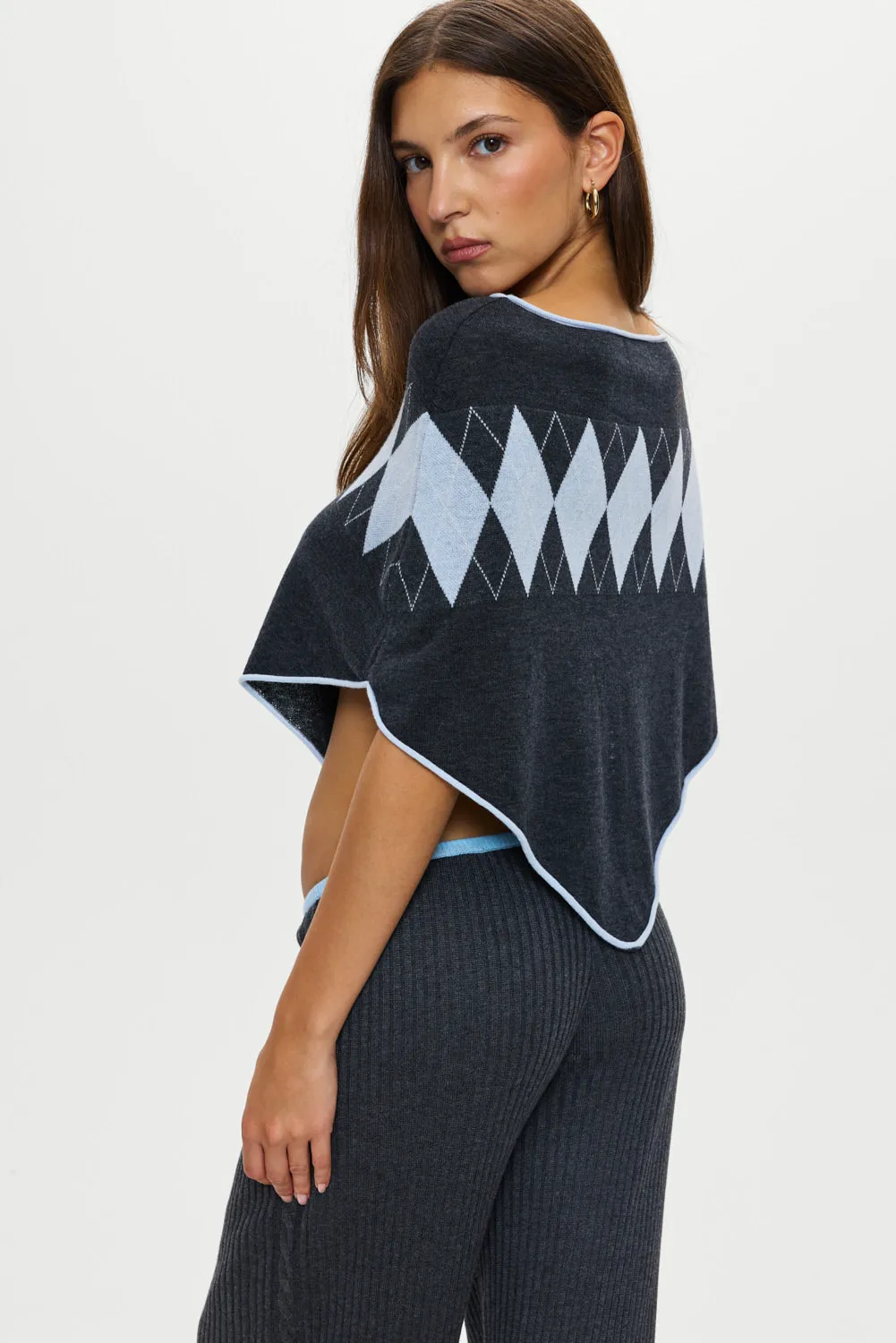 Scout Knit Poncho - Stone sold by Frankie's Bikinis product image thumbnail 5