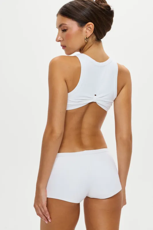 Belle Cheeky Swim Shorts - Opal Sun sold by Frankie's Bikinis