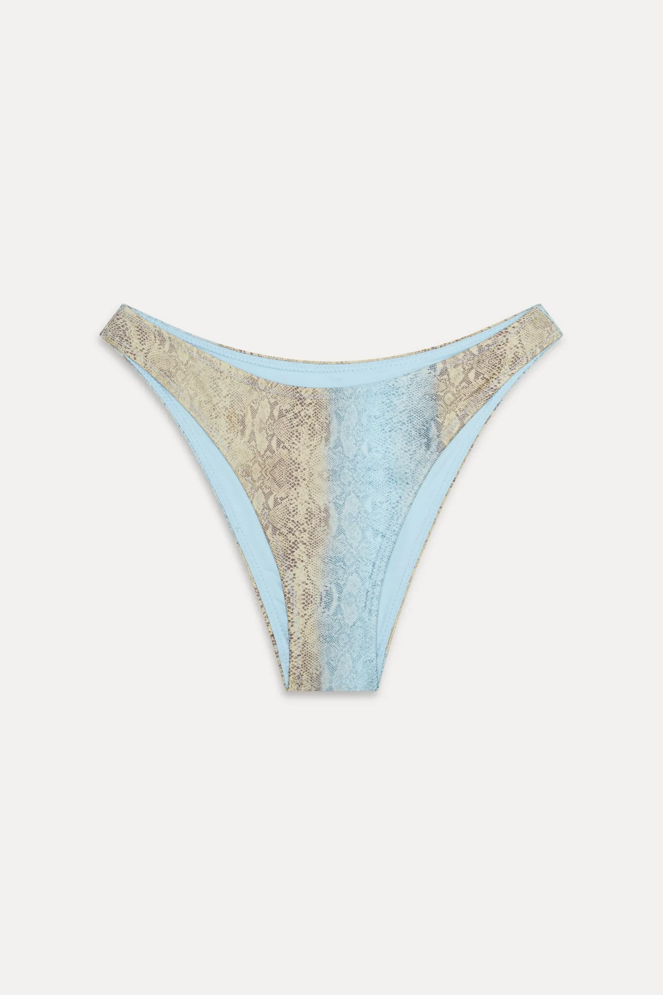 Dove Satin Bikini Bottom - Blue Python sold by Frankie's Bikinis product image thumbnail 3
