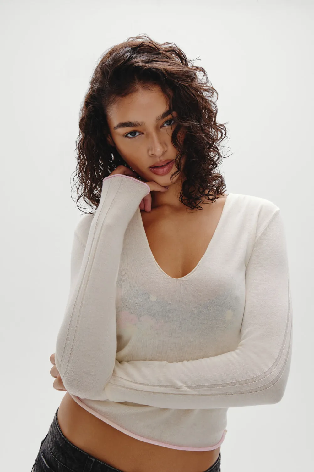 Sloane Knit Hoodie - Pillow sold by Frankie's Bikinis product image thumbnail 2