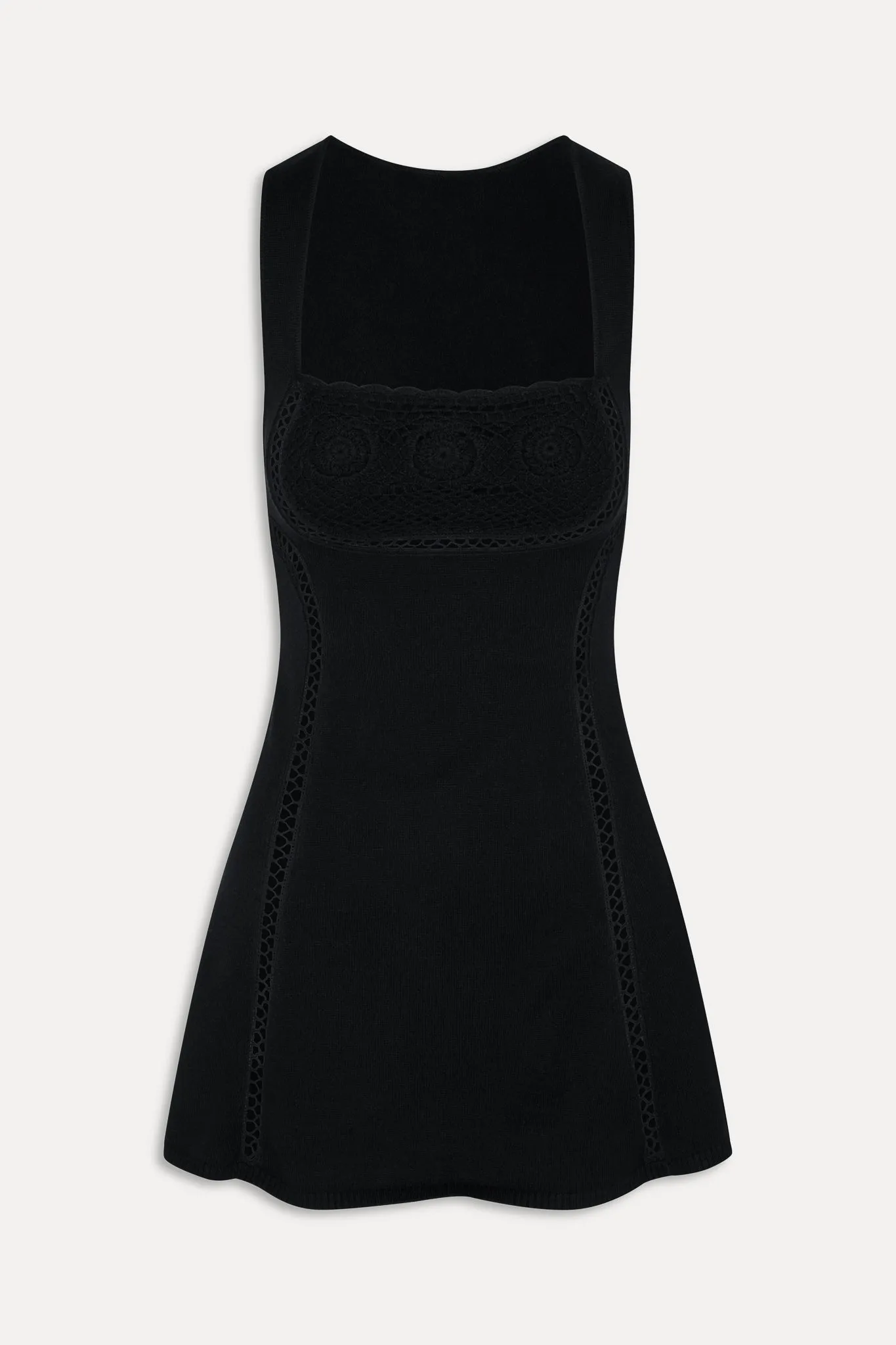 Ellie Knit Mini Dress - Black sold by Frankie's Bikinis product image thumbnail 3